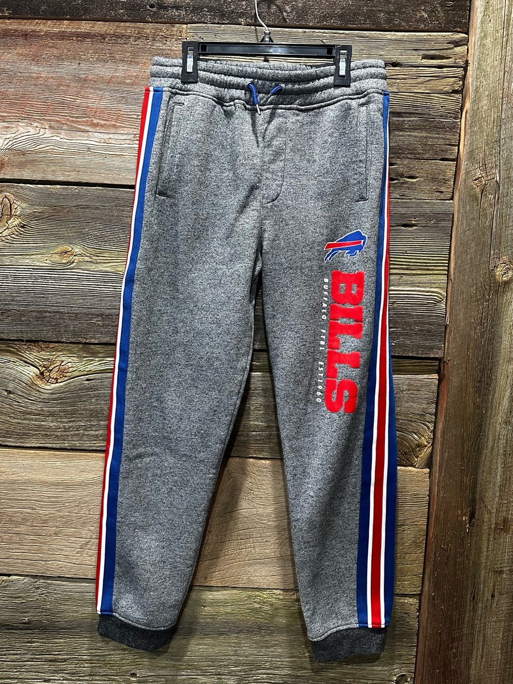 Buffalo Bills Kids Gray Fleece Jogger Pants